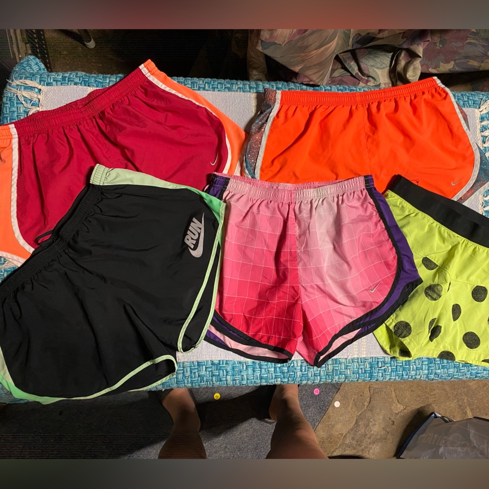 Colorful Nike Athletic Shorts Set